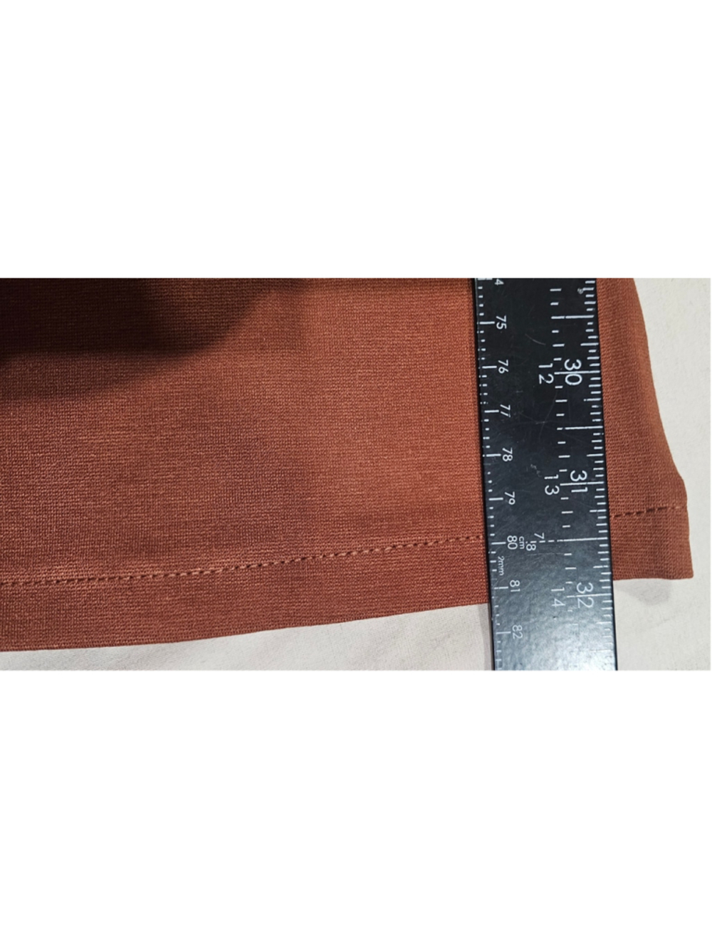 Women's Dear Scarlett Flare Pants Size XL Brown Rust - Picture 4 of 7